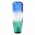 Universal Car Gear Shift Knob Stick Crystal Bubble Gear Shifter with Thread Adapter Blue and purple 10cm