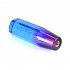 Universal Car Gear Shift Knob Stick Crystal Bubble Gear Shifter with Thread Adapter Blue and purple 10cm