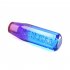 Universal Car Gear Shift Knob Stick Crystal Bubble Gear Shifter with Thread Adapter Blue and purple 10cm