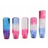 Universal Car Gear Shift Knob Stick Crystal Bubble Gear Shifter with Thread Adapter Blue and purple 10cm