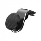 Universal Car Magnetic  Holder 360 Degree Rotating Air Vent Mount Suction Support Stand Bracket For Iphone F19 black