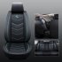Universal Car Seat Covers 3D PU Leather Set Cushion Full Protector Black Green Standard Edition