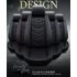 Universal Car Seat Covers 3D PU Leather Set Cushion Full Protector All Black Standard Edition