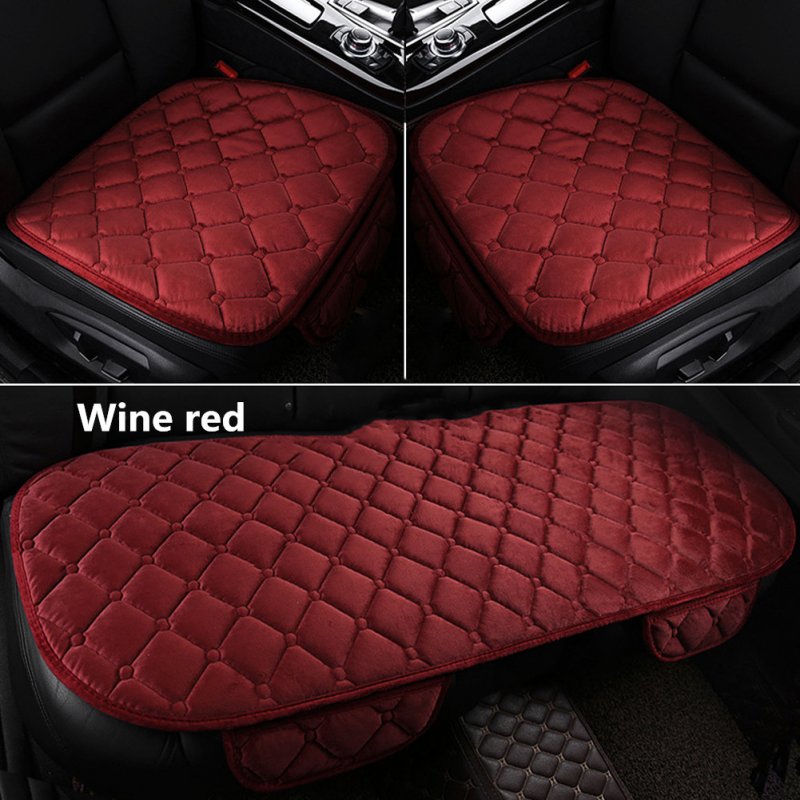 Wholesale Universal Car Seat Cushion Velvet Silk Seat Cover Set Purple From  China