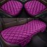 Universal Car Seat Cushion Velvet Silk Seat Cover Set Warm Beige