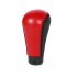 Universal Car Shift Head Modified Foreskin Manual TransmissionShift Handball Black red