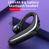 Universal Car Waterproof Earphone Long Standby Single Side Talk Bluetooth Earphone black