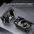 Universal Cell Phone Photography Adapter Quick Mount Smartphone Adapter Holder Clip Bracket For Telescope black