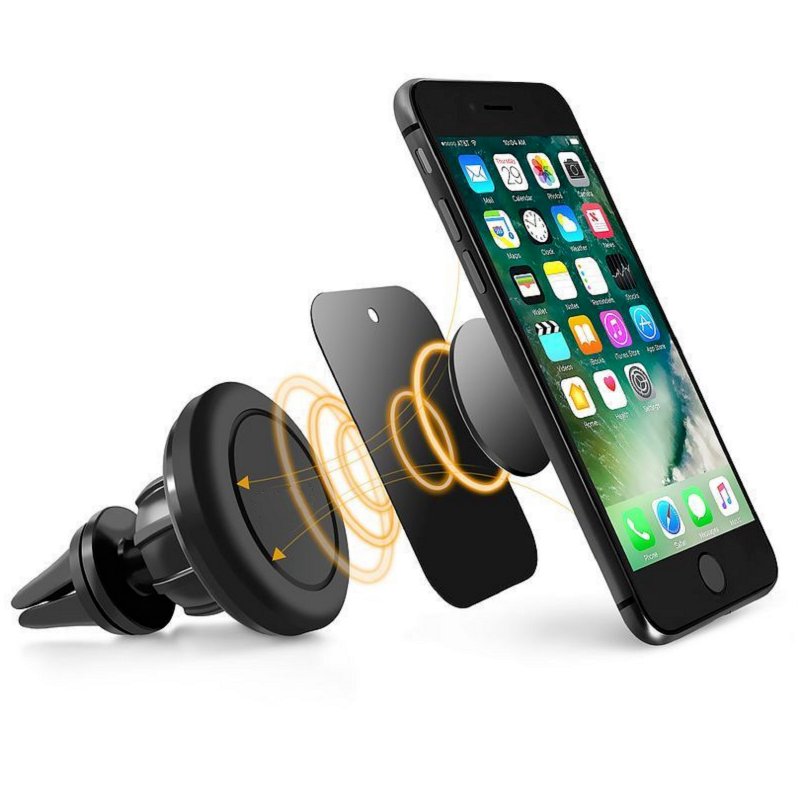 Universal Cell Phone Stand GPS Air Vent Magnetic Car Mount Cradle Holder