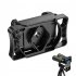 Universal Cell Phone Photography Adapter Quick Mount Smartphone Adapter Holder Clip Bracket For Telescope black