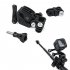 Universal Clamp Clip Mount for Gun   Fishing Rod   Bow Fixing for GoPro Hero Sports Action Cameras  black