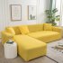 Universal Cloth Sofa Covers for Living Room Elastic Spandex Slipcovers yellow Double  145 185cm applicable 