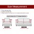 Universal Cloth Sofa Covers for Living Room Elastic Spandex Slipcovers black Three persons  applicable to 190 230cm 
