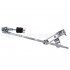 Universal Cymbal Boom Arm Holder for Drum Musical Replacement Instrument Parts Silver