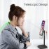 Universal Desk Telescopic Cell Phone Holder Stand For Mobile Phone Tablet Desktop Cellphone Holder for iphone ipad xiaomi Stand Universal Bracket Standard black