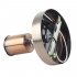 Universal E27 Retro 180 Degree Turn Light Holder High Temperature Resistant Metal Lamp Base Silver  carton packaging 