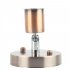 Universal E27 Retro 180 Degree Turn Light Holder High Temperature Resistant Metal Lamp Base Silver  carton packaging 