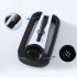 Universal Electric Razor Bracket Drain Bracket Including Cleaning Brush Electric Shaver Holder Parts Black and White