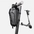 Universal Electric Scooter EVA Hard Shell Bags Waterproof Reflective Electric Scooter Storage Bag black 3L