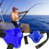 Universal Fishing Belt Belly Protector Oxford Cloth Sea Fishing Rotating Waist Rod  Holder Adjustable Fishing Equipment Red