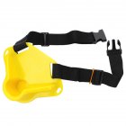 Universal Fishing Belt Belly Protector Oxford Cloth Sea Fishing Rotating Waist Rod  Holder Adjustable Fishing Equipment Yellow