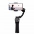 Universal Foldable Pocket sized Handheld Gimbal Stabilizer for 11 Pro XS MAX Smartphone  Standard suit black