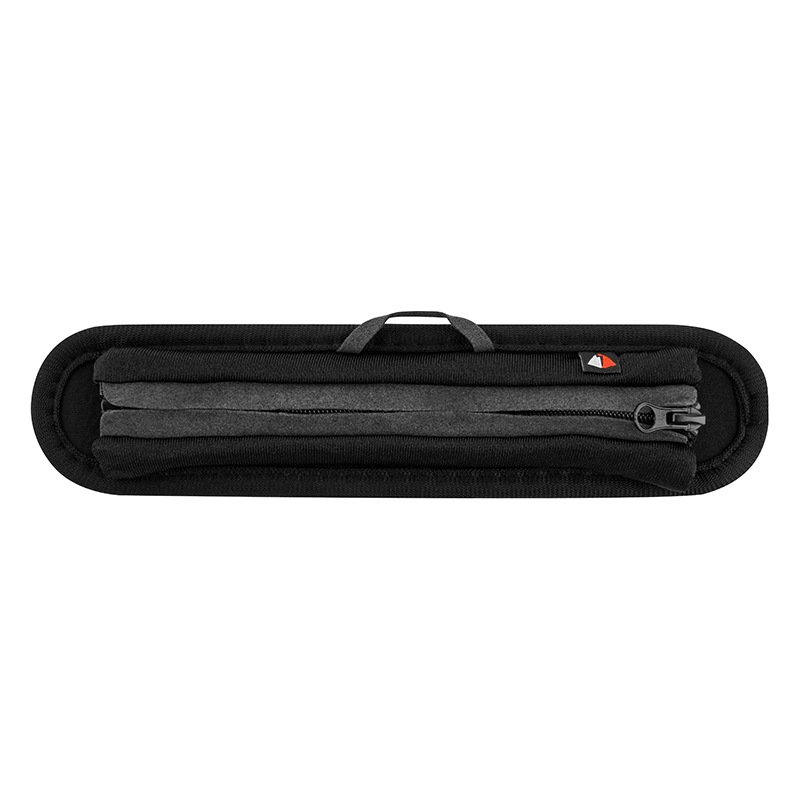 Universal Full Closure Headphone Headband Cover Zipper Protective Cushion Earphone Bridge Beam Sleeve small black