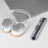 Universal Full Closure Headphone Headband Cover Zipper Protective Cushion Earphone Bridge Beam Sleeve small grey