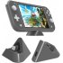 Universal Gaming Machine Portable Triangle Shaped Type C Charging Base for Switch Lite gray