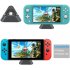 Universal Gaming Machine Portable Triangle Shaped Type C Charging Base for Switch Lite Cyan