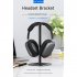 Universal Headphones Stand Holder Head mounted Gaming Headset Display Rack Hanger Non slip Storage Bracket black