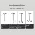 Universal Headphones Stand Holder Head mounted Gaming Headset Display Rack Hanger Non slip Storage Bracket White