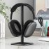 Universal Headphones Stand Holder Head mounted Gaming Headset Display Rack Hanger Non slip Storage Bracket black
