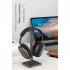 Universal Headphones Stand Holder Head mounted Gaming Headset Display Rack Hanger Non slip Storage Bracket White