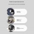 Universal Headphones Stand Holder Head mounted Gaming Headset Display Rack Hanger Non slip Storage Bracket black