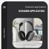 Universal Headphones Stand Holder Head mounted Gaming Headset Display Rack Hanger Non slip Storage Bracket White