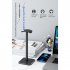 Universal Headphones Stand Holder Head mounted Gaming Headset Display Rack Hanger Non slip Storage Bracket White