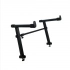 Universal Heightening Adjustable Stand for X-type Electronic Piano Stand black