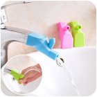 Universal High Elastic Silicone Water Tap Extender for Kids Washing <span style='color:#F7840C'>Faucet</span> Guide blue