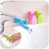Universal High Elastic Silicone Water Tap Extender for Kids Washing Faucet Guide Pink