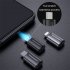 Universal Infrared Remote Control Capsule shaped Air Conditioning Tv Home Appliances Smartphone Mouse Black type C port