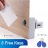 Universal Intelligent Electric Induction Door Lock without Hole Battery Operated RFID Cabinet Lock Furniture Lock Drawer Lock with RFID Key  As shown