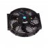 Universal Kit Black 10 inch Slim Fan Push Pull Electric Radiator Cooling Fan 12V