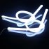 Universal LED Light 30cm 45cm 60cm Double Color Turning Signal Soft Silicone Light Bar Lamp 45cm  white   yellow 