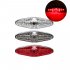 Universal LED Taillight Mesh Grill Brake Stop Lamp Motorcycle Light Plate Warning Light Smoke lamp shell