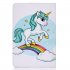 Universal Laptop Protective Case 7Inches Color Painted PU Cover with Front Snap unicorn