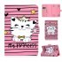Universal Laptop Protective Cover Color Painted 8 Inches PU Case with Front Snap Crown cat