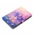 Universal Laptop Protective Case 7Inches Color Painted PU Cover with Front Snap Purple quicksand