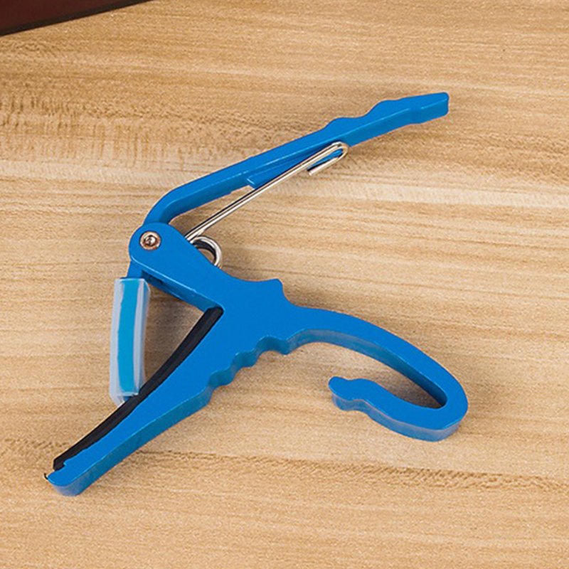 Universal Metal Capo Tune Clamp Trigger for Acoustic / Classical / Folk / Electric Guitar Ukulele blue
