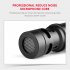 Universal Microphone Mobile Phone Direct Plug in Interview Recording Aluminium Alloy Black black